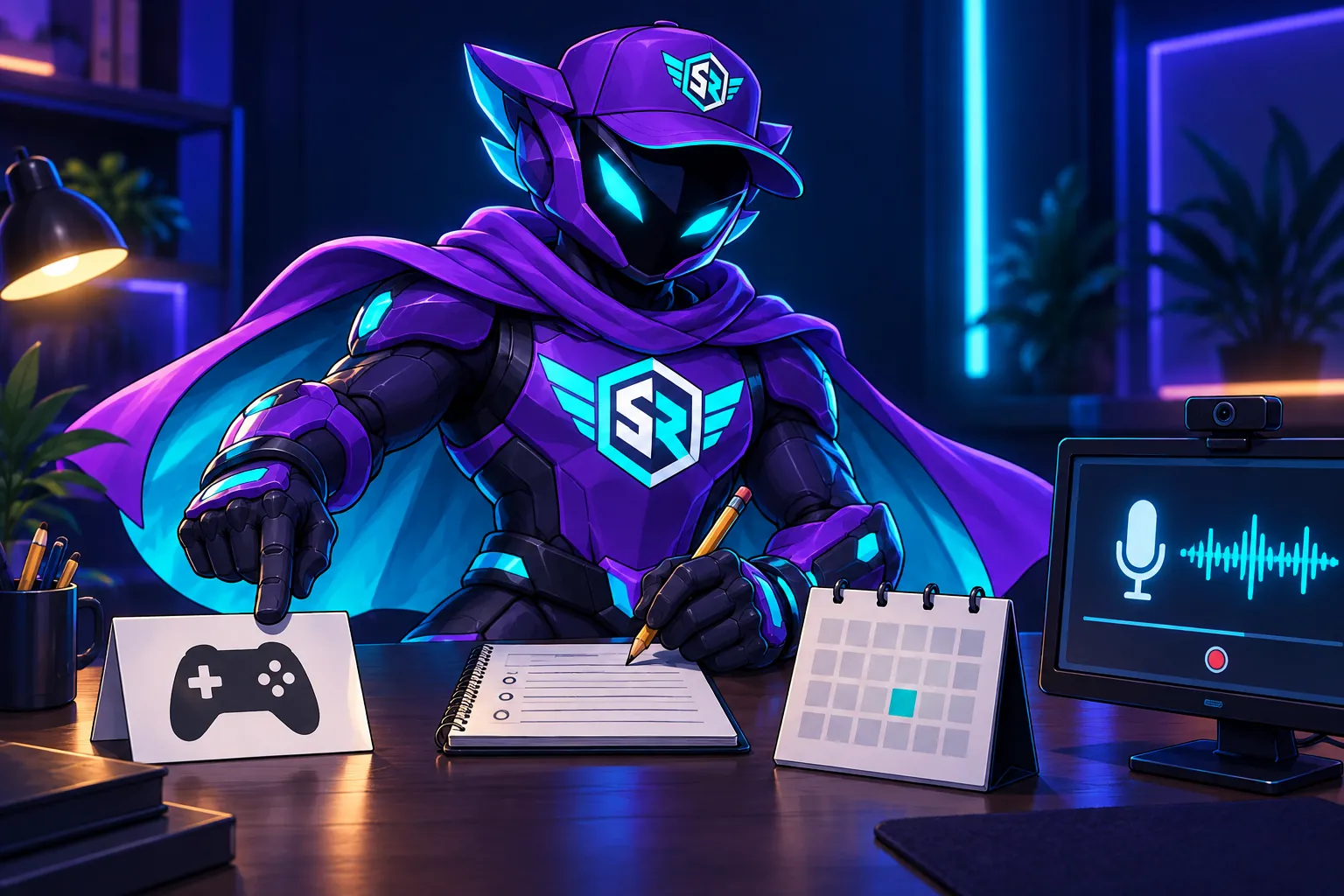Der StreamRush-Held plant Thema, Termin und eine überprüfbare Verbesserung für seinen Stream.